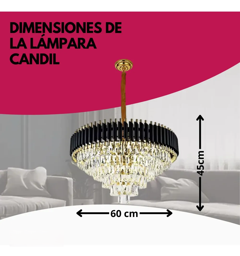 Lampara Candil Oslo