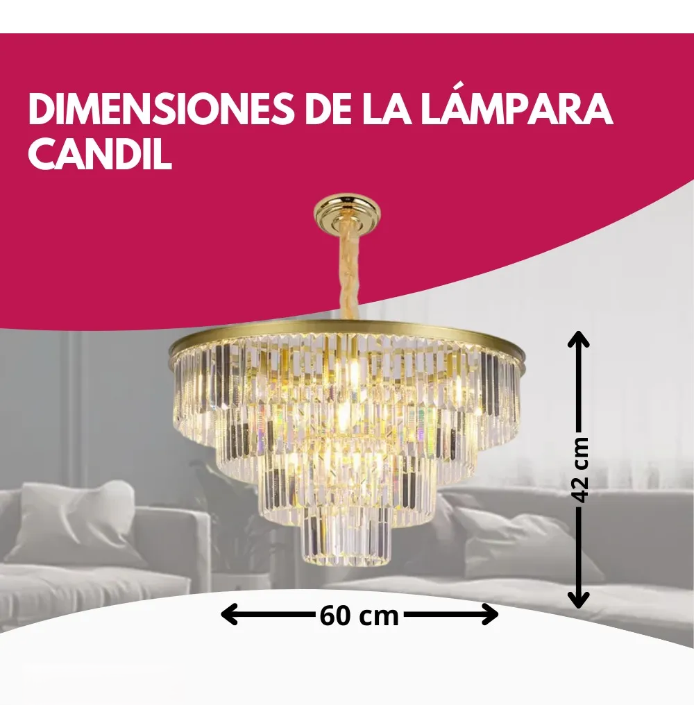 Lampara Candil Soleil