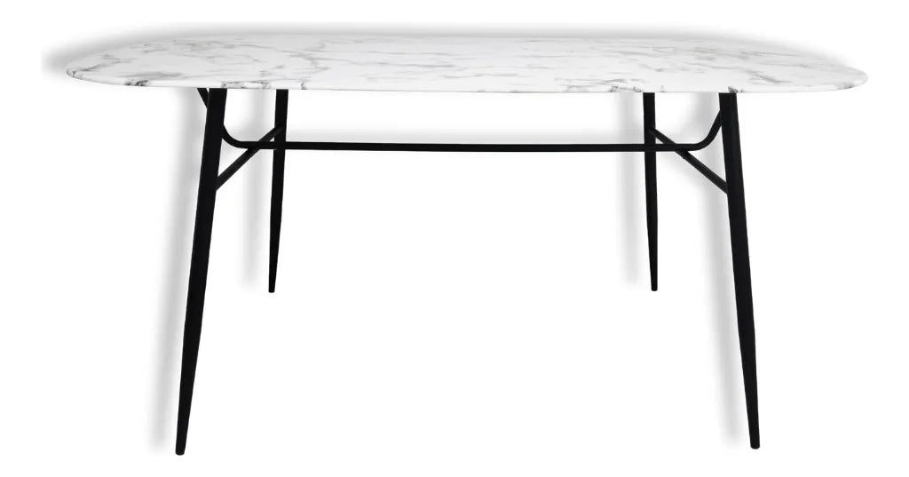 Mesa De Comedor Cristal Marmol