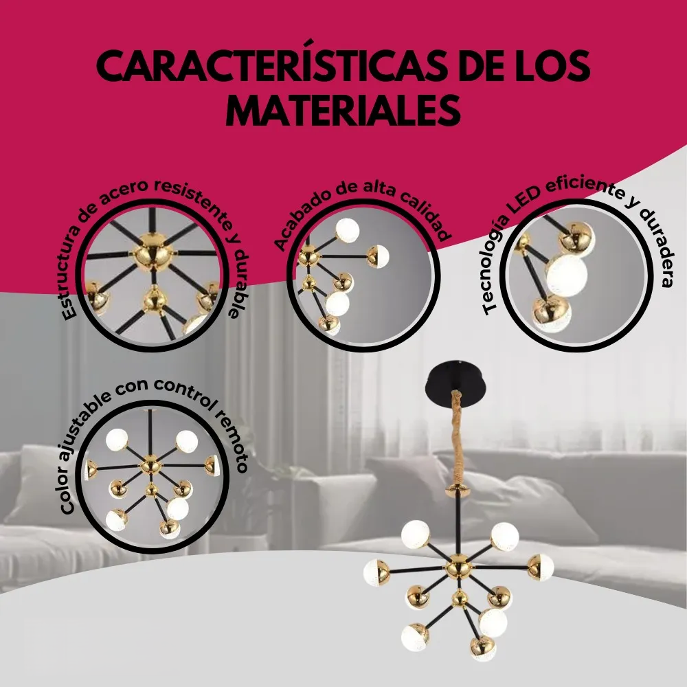 Lámpara Candil Midnight