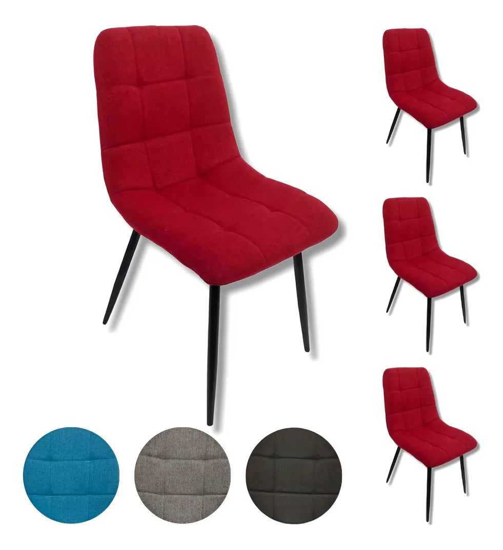 Set de 2 Sillas Comedor Moderno