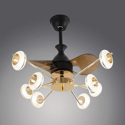 Ventilador Lampara Candil Velvet