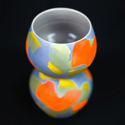 Jarron Florero Pintado a Mano