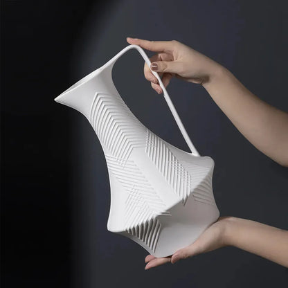 Jarron Florero Blanco