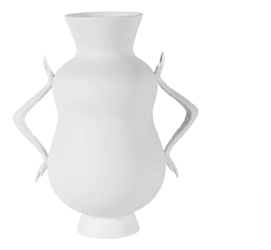 Jarron Florero White Sand