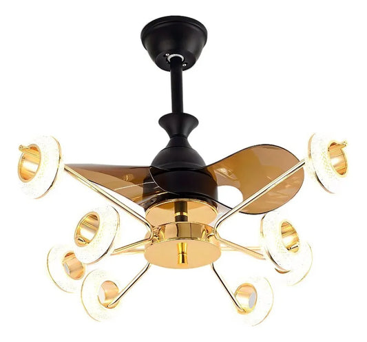 Ventilador Lampara Candil Velvet