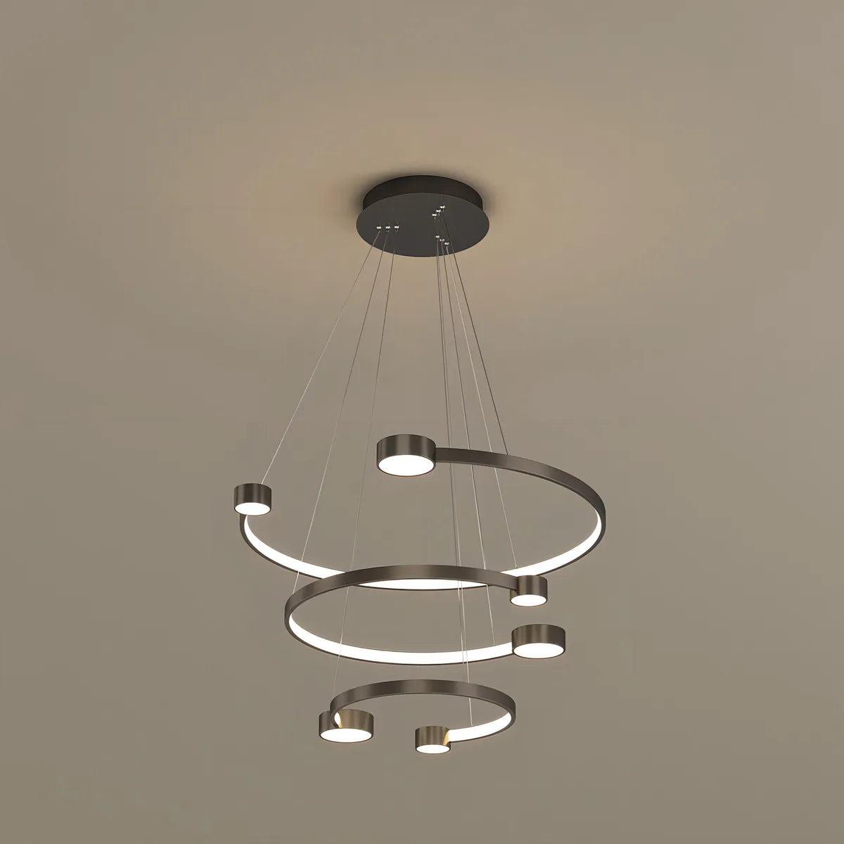 Lampara Candil Provenza Negro