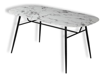 Mesa De Comedor Cristal Marmol