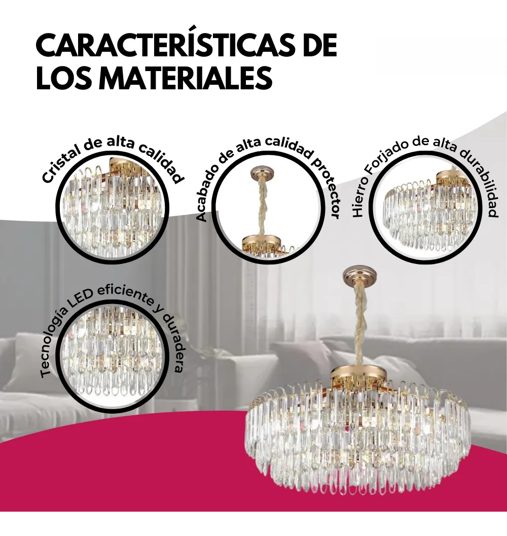 Lámpara Candil Vienna Luxe