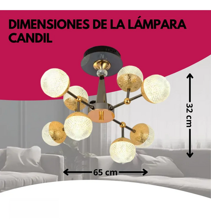 Lámpara Candil Doratta