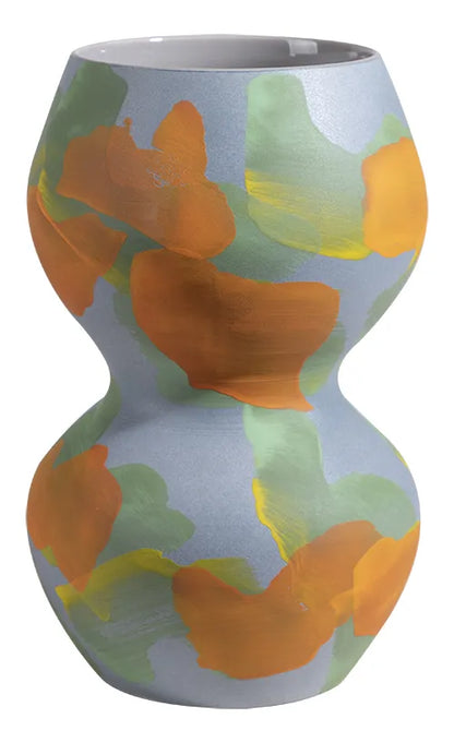 Jarron Florero Pintado a Mano