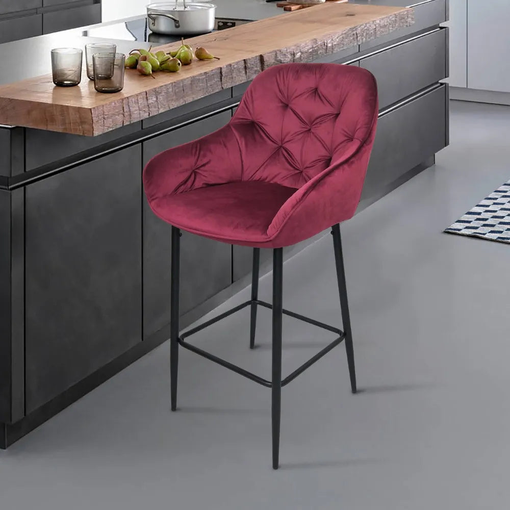 Set 2 Bancos Altos Para Barra